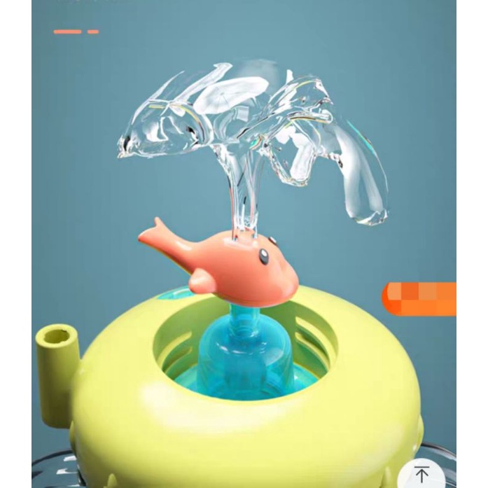 Bình nước sữa- COMO BEBE bình cá heo phun nước ống hút chính hãng