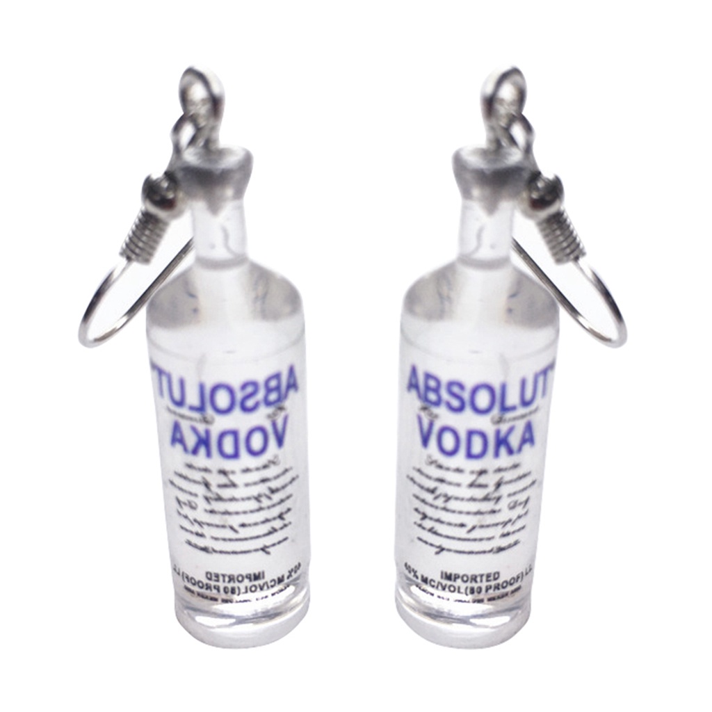 CREATIVE Bông Tai Hình Chai Nước Sáng Tạo Cho Nữ