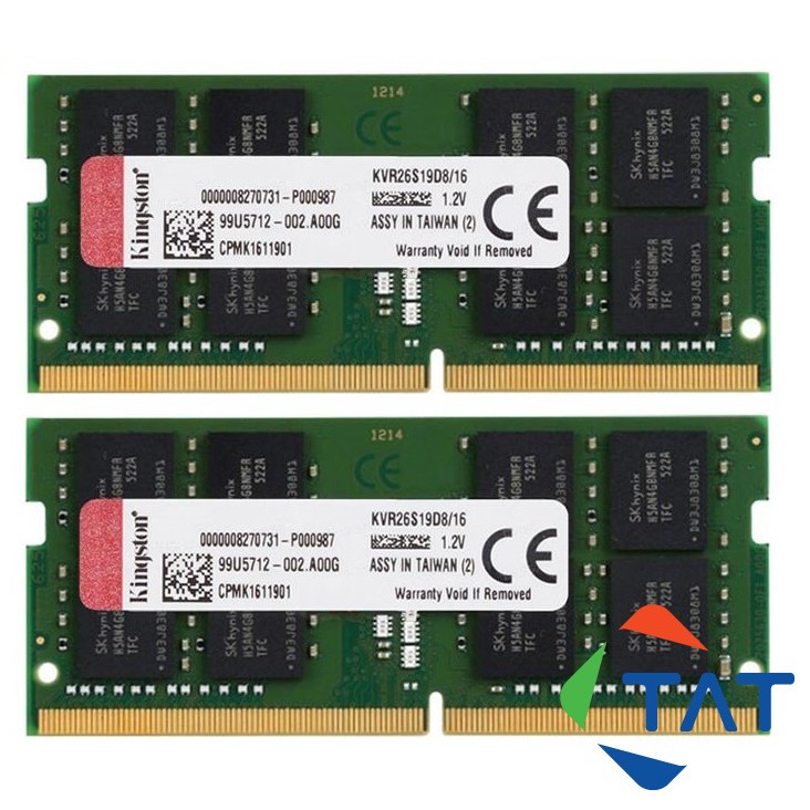 Ram Laptop DDR4 Kingston 16GB 2666MHz 8GB 4GB Mới (Bảo Hành 36 Tháng)