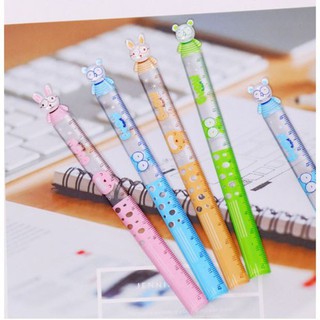  [HOT] Thước kẻ thỏ gấu 2 chiếc - 15cm Siêu Dễ thương [KHO BUÔN VPP]