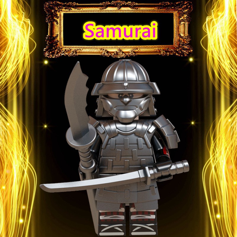 Đồ Chơi Lắp Ráp Mô Hình Samurai Dùng Làm Quà Tặng Sinh Nhật Cho Bé