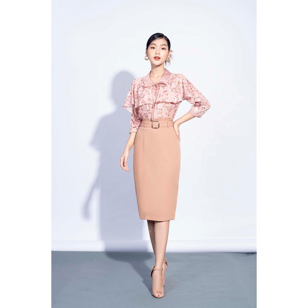 Chân váy bút chì, đai rời MMOutfit M-JU020321064