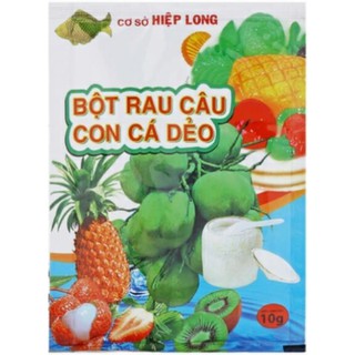 Bột thạch rau câu con cá dẻo