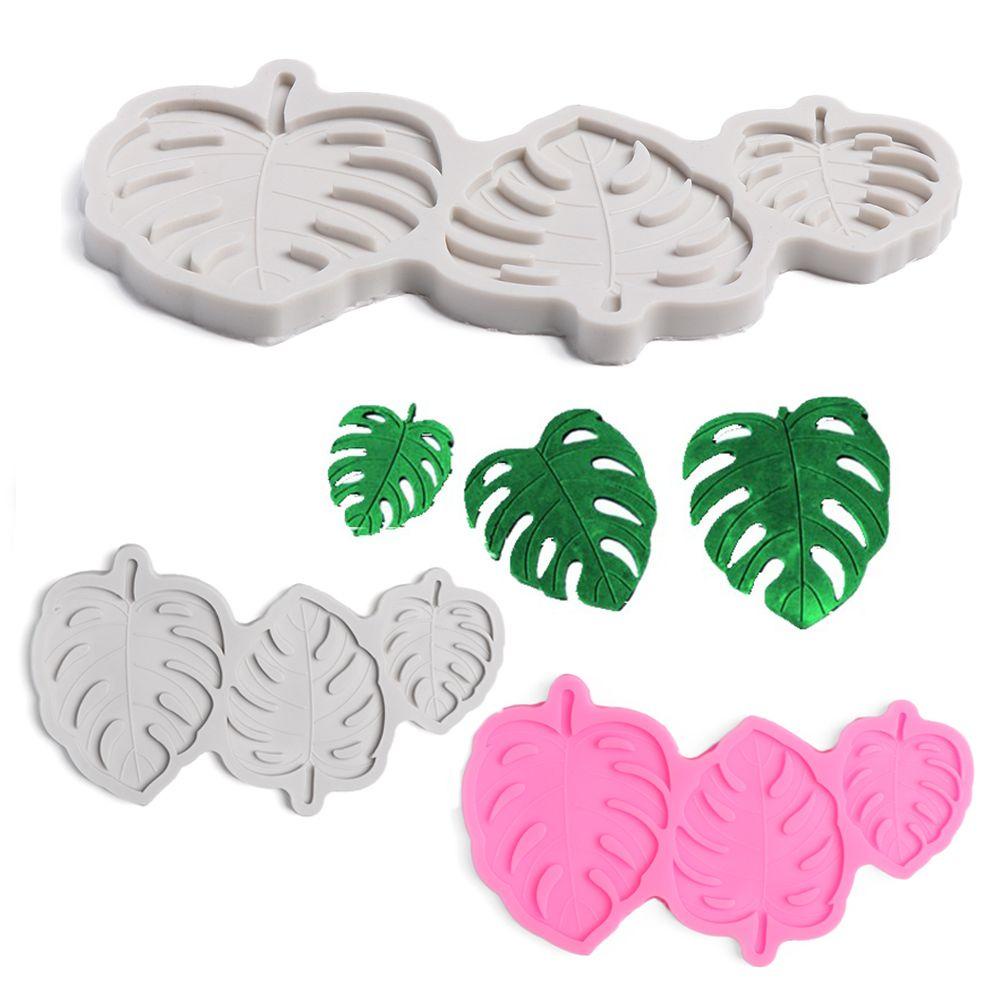 Khuôn Silicone Tạo Hình Làm Bánh Hình Lá Nhiệt Đới DIY