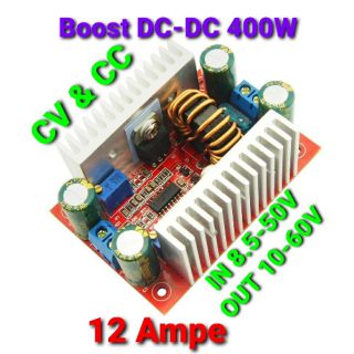 Mạch Tăng Áp Nâng Áp Boost 400W 12A có điều chỉnh Áp và dòng - làm nguồn cho LED / Sạc pin