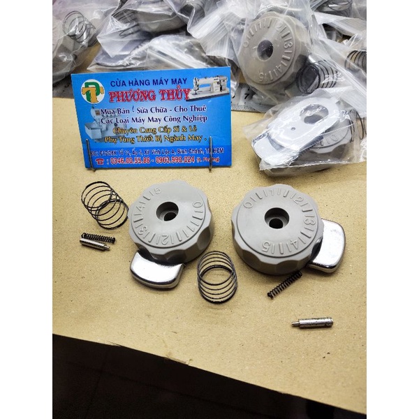 Bộ núm số máy may công nghiệp có khóa