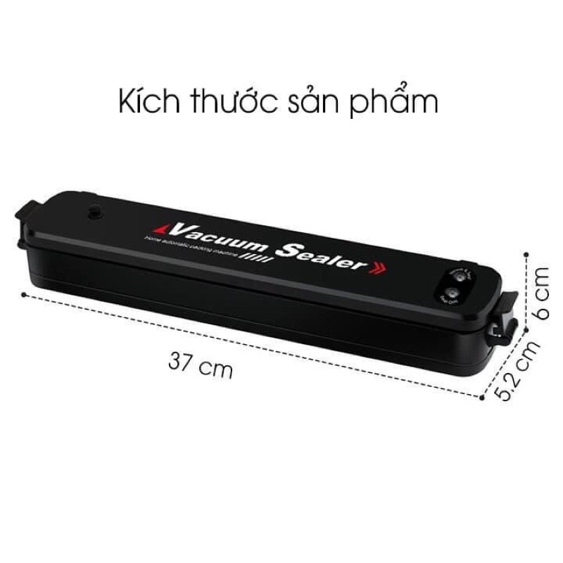 [Mã LIFEXANH03 giảm 10% đơn 500K] Máy Hút Chân Không Thực Phẩm Kèm Hàn Miệng Túi Vacuum Sealer.