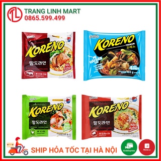Mì KORENO PALDO vị gà/kimchi/bò cay/hải sản gói 100G