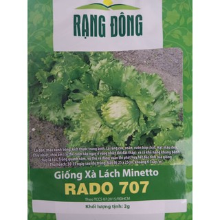 Hạt giống xà lách Minetto