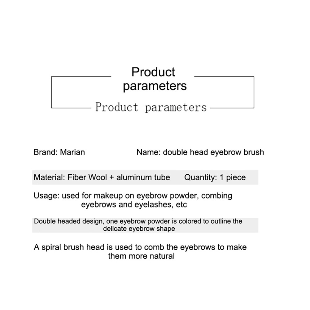 Cọ trang điểm lông mày hai đầu tiện dụng | BigBuy360 - bigbuy360.vn