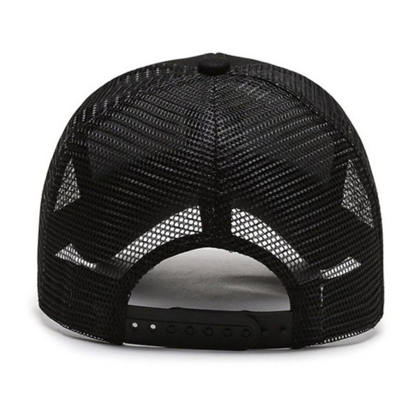 Mũ lưới họa tiết thêu thoáng khí thời trang mùa hè cho nam và nữ