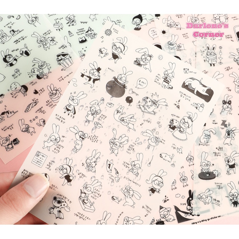 Sticker nhiều hình dễ thương