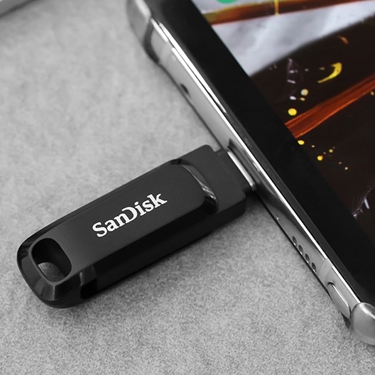 [Mã ELMALL10 giảm 10% đơn 500K] USB OTG 3.1 128GB Type C Sandisk SDDDC3 Đen