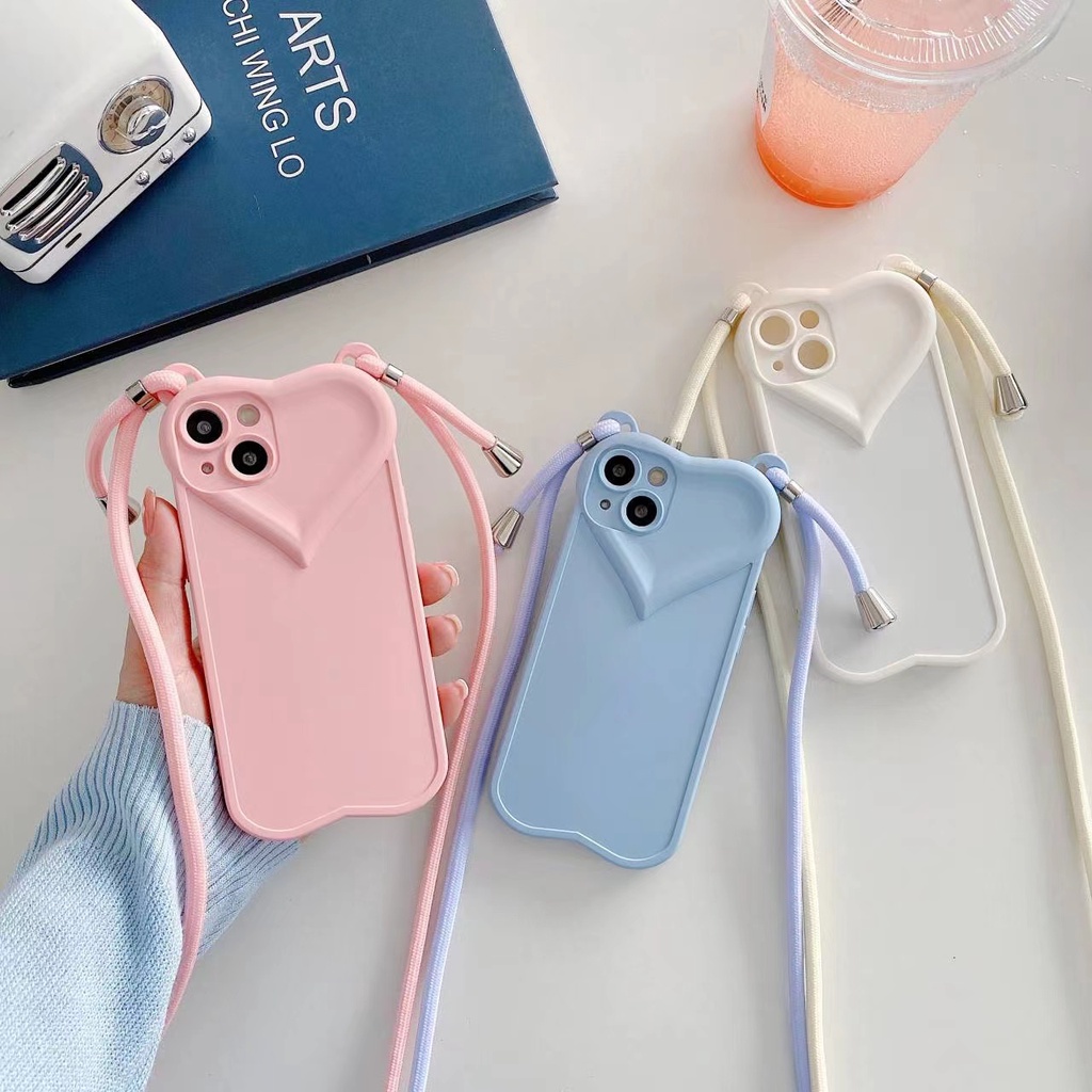 Ốp Điện Thoại Silicon Mềm Có Dây Đeo Cho iPhone 7plus XS XR XSMAX 11 11PRO 11 PRO MAX 12 12PRO 12 PRO MAX 13 13PRO 13PROMAX