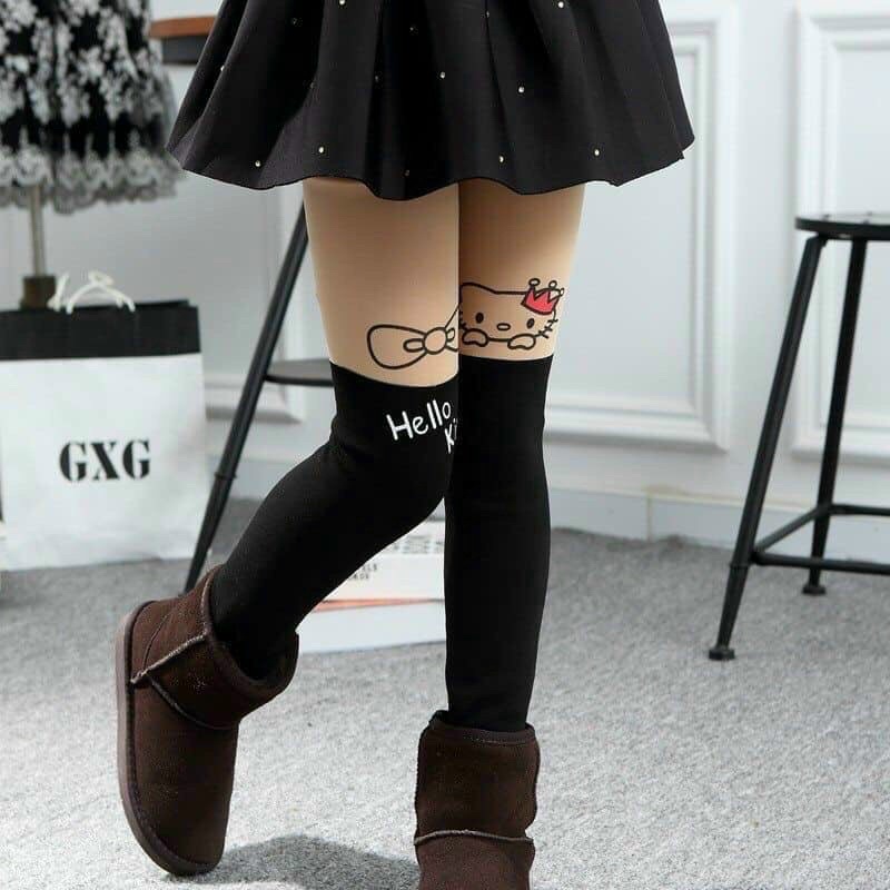 Quần tất cho bé, quần tất giả bốt hình thù siêu yêu cho bé gái, siêu dai co giãn đàn hồi tốt, mềm mại cho da bé