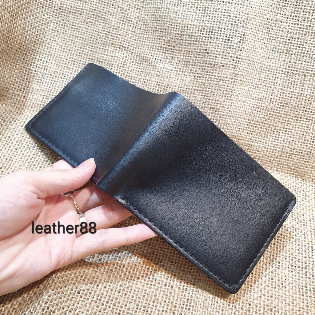 Ví mini nam da bò Nappa cao cấp nhỏ gọn , bóp ngang nhỏ da thật 100%