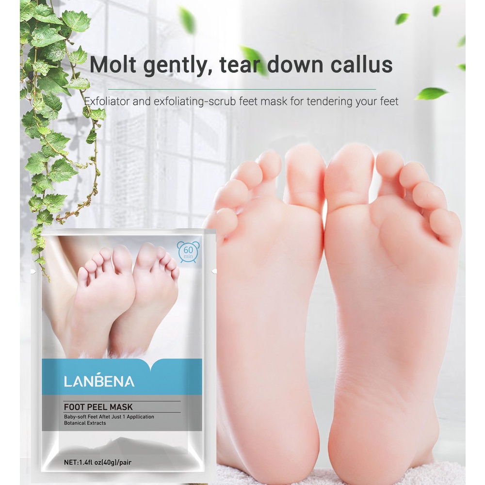 1 Cặp Mặt Nạ Chân Tẩy Tế Bào Chết Chăm Sóc Da Chân