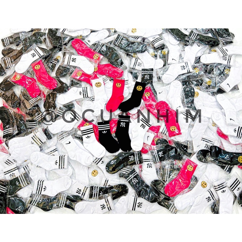 Tất nike, adidas thể thao cổ cao cho bé