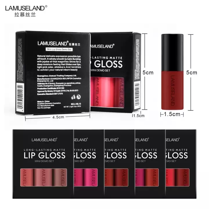(Hàng Mới Về) Set 3 Son Môi Lamuseland Chống Thấm Nước Và Chống Dính Cao Cấp | BigBuy360 - bigbuy360.vn