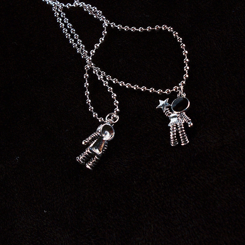 Dây Chuyền Thép Titan Mặt Hình Phi Hành Gia Thời Trang