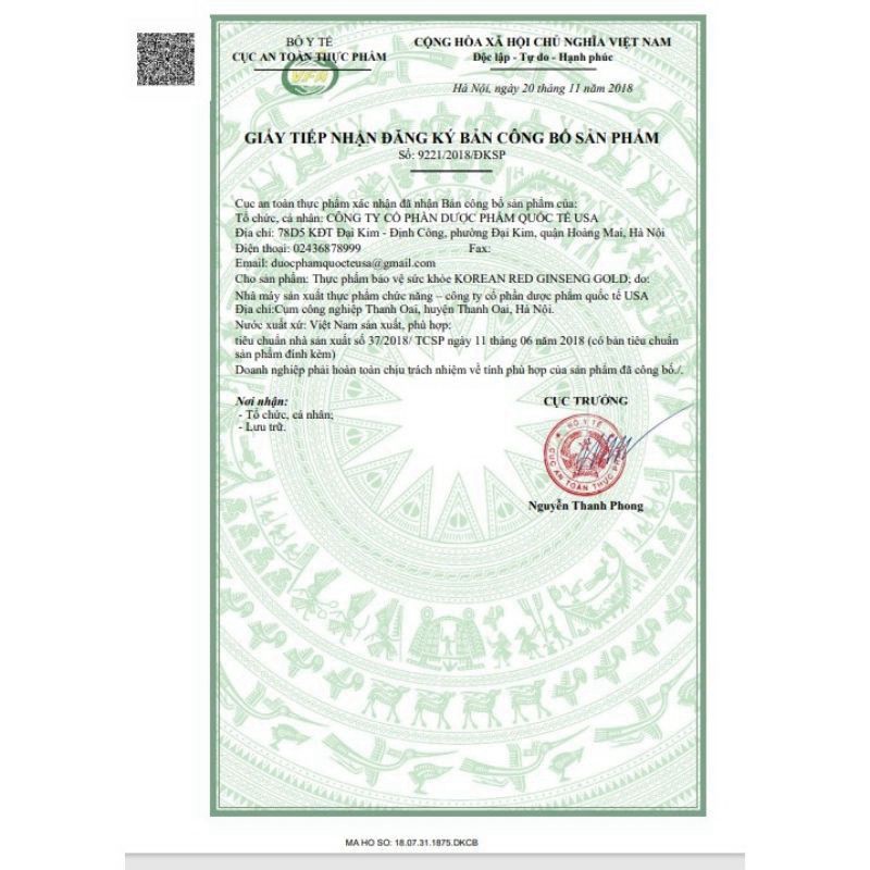 Viên bổ Korean Red Ginseng Extract Gold giúp bồi bổ cơ thể, ăn ngủ ngon, cho người suy nhược cơ thể