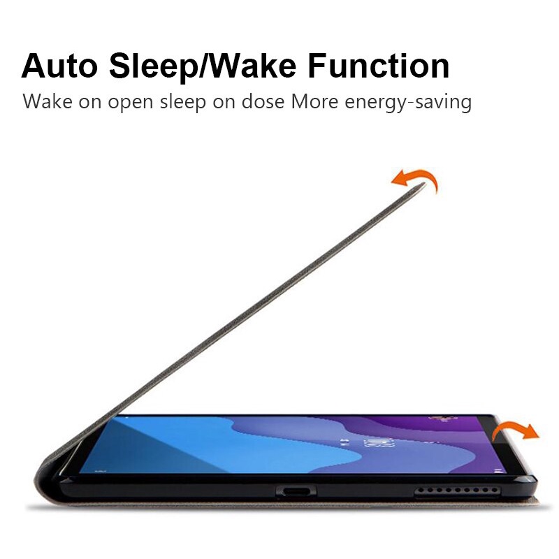 Ốp máy tính bảng da PU cho Lenovo Tab M10 FHD Plus TB-X606F TB-X606X X606 10.3" 2020