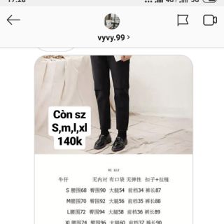 Quần sz s