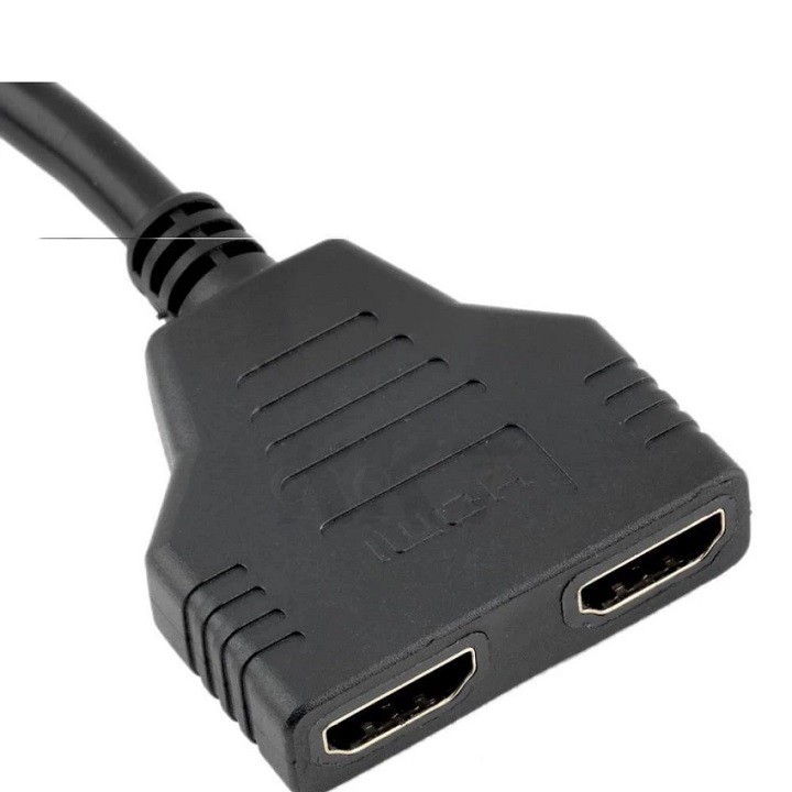 Dây chia tín hiệu HDMI 1 ra 2 đầu dẹt - Cáp chia HDMI 1 ra 2 - Chia HDMI 1 ra 2