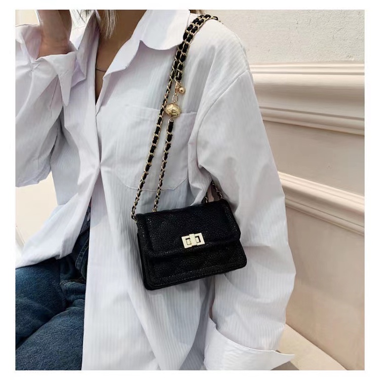 Túi Đeo Chéo Vai Họa Tiết Sọc Ca Rô Màu Xanh Dương 2022 Thời Trang Cao Cấp Cho Nữ