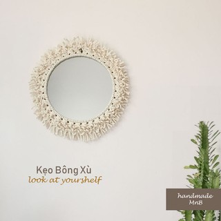 🌺 🌺 Gương tròn size 30 làm Macrame, trang trí decor 🌺 🌺