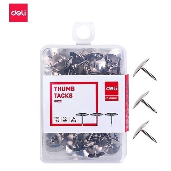 Ghim tài liệu / Ghim kẹp giấy Deli 0021 / 0022 / 0023 / 0024 / 0025