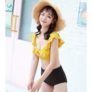 Có sẵn set bikini thun lạnh đẹp phong cách hàn quốc mẫu mới