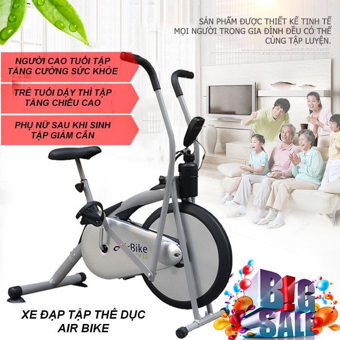 Xe đạp tập thể dục Air Bike