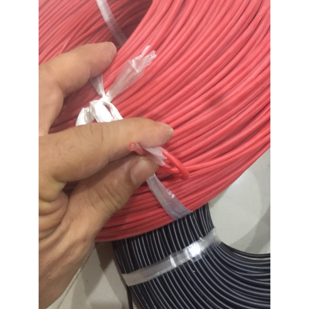 Dây điện mền Silicon 14AWG chịu nhiệt 200C UL3135 14AWG 41/0.254 TC OD: 3.50±0.15mm (mét)