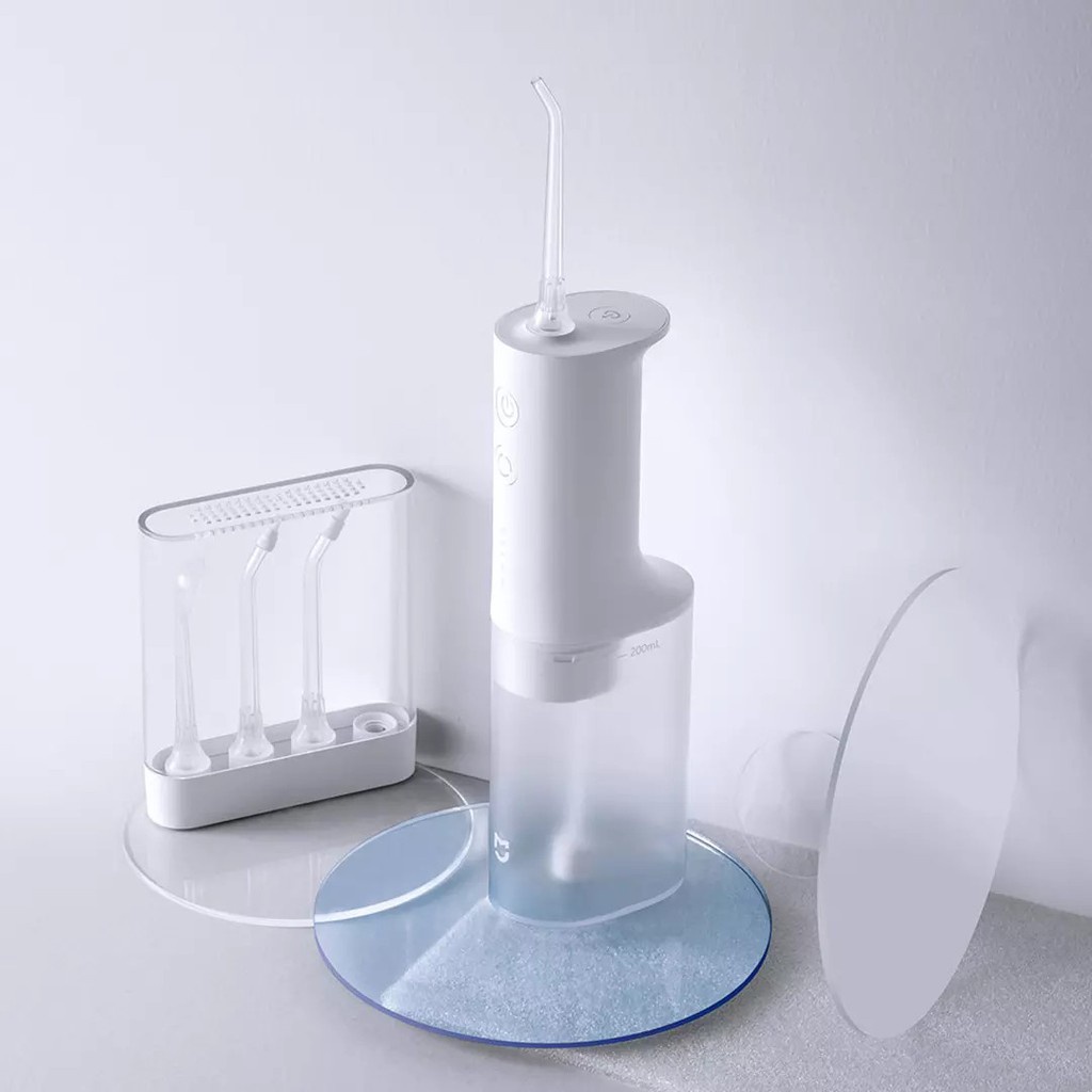 Máy tăm nước Flosser MEO701F Lực phun mạnh lắm Xịt sạch răng