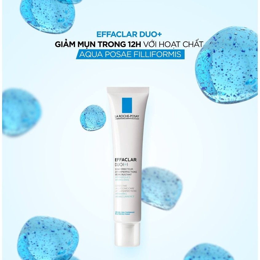 Kem Giảm Mụn Effaclar DOU+ La Roche-Posay giảm thâm, thông thoáng lỗ chân lông