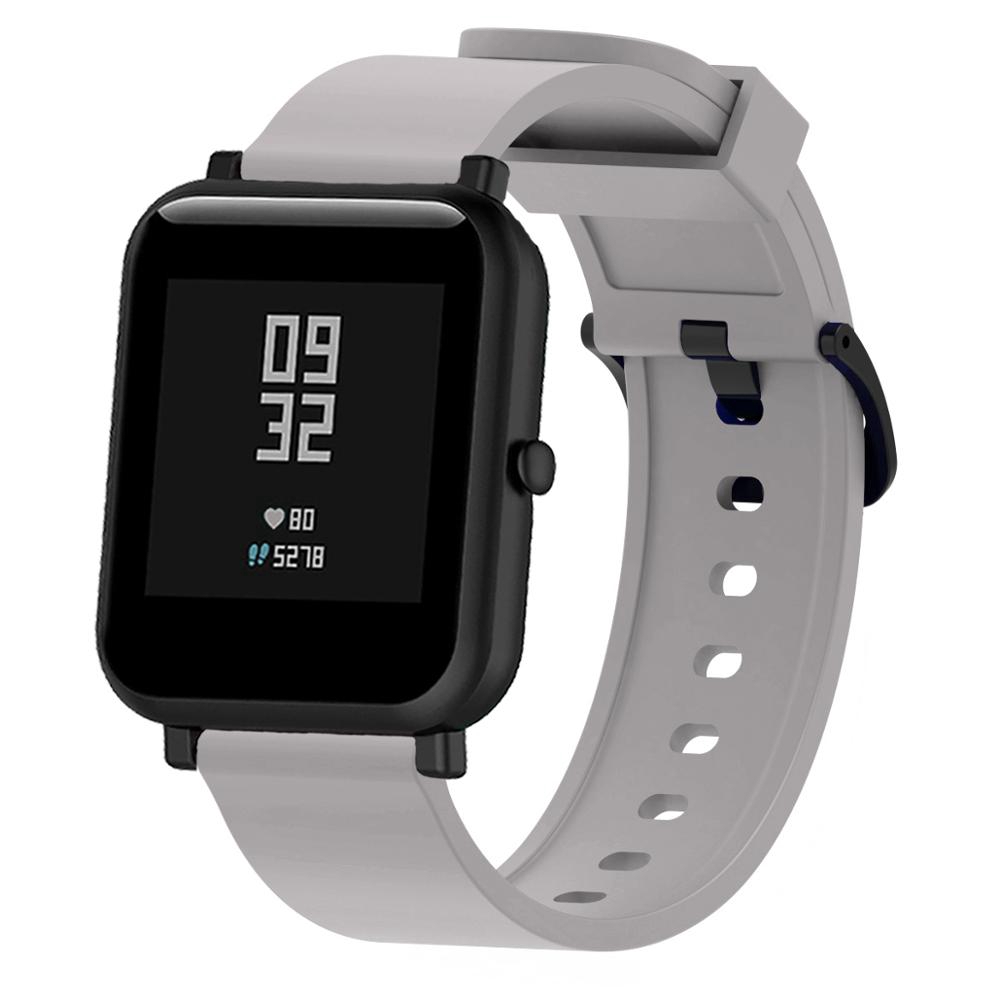 Dây đeo đồng hồ thông minh bằng silicon 20mm Xiaomi Huami Amazfit GTS/Bip Lite/GTR 42mm/COLMI P8