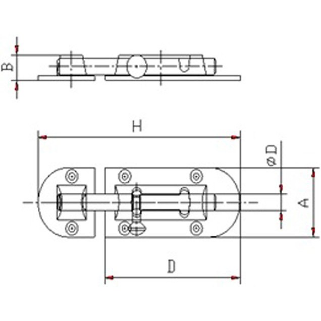 Chốt cửa an toàn việt tiệp - 10430