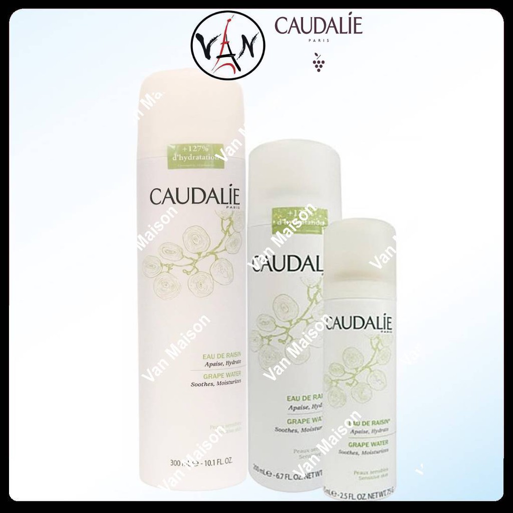 [ Caudalie] Xịt khoáng nho Caudalie giữ ẩm và chống lão hóa dành cho mọi loại da 75ml - 200ml - 300ml