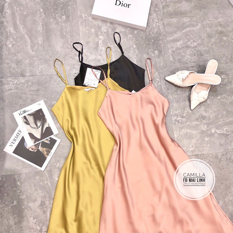⚡DÂY LỤA⚡️ Đầm 2 dây lụa có đệm ngực, dây tăng chỉnh | BigBuy360 - bigbuy360.vn