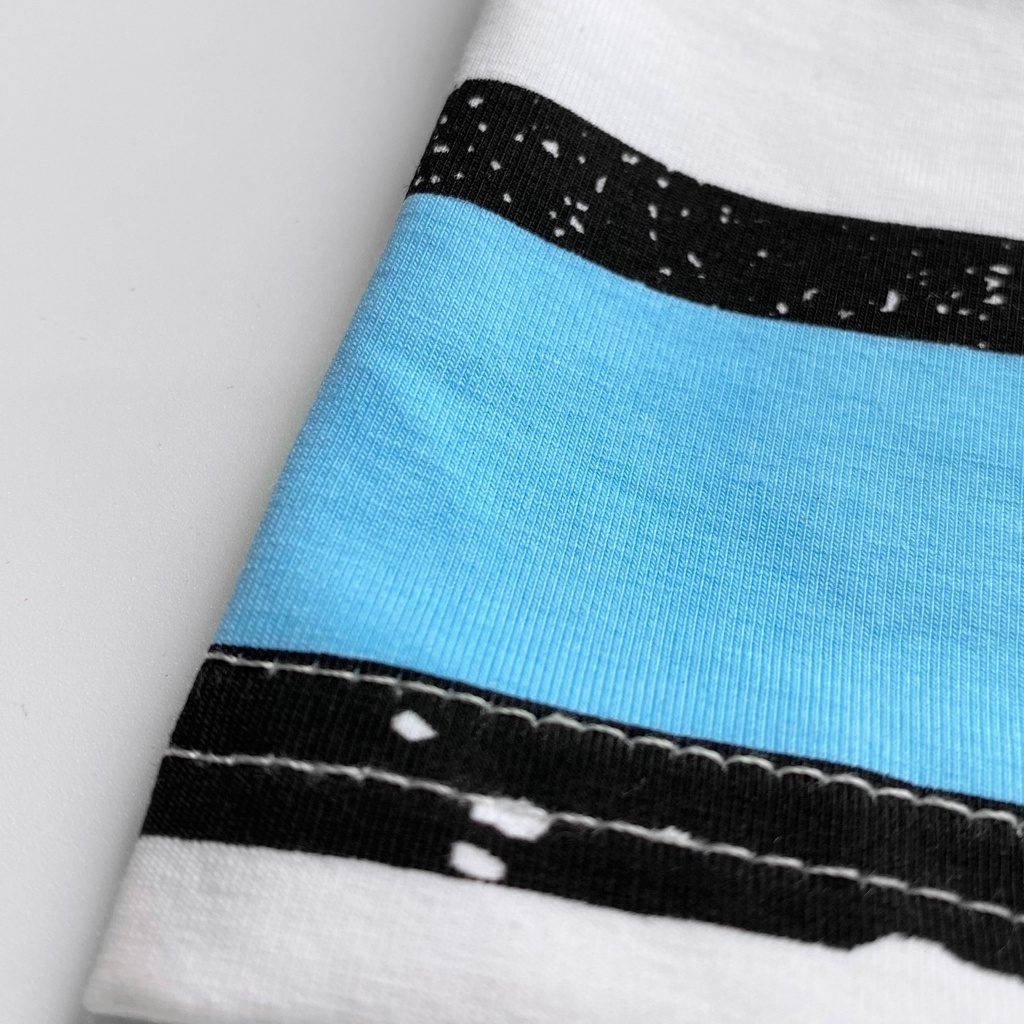 Áo Thun Fi.la Kẻ Sọc Chất Thun Cotton 100% 4 Chiều Mềm Mịn, Thoáng Mát.