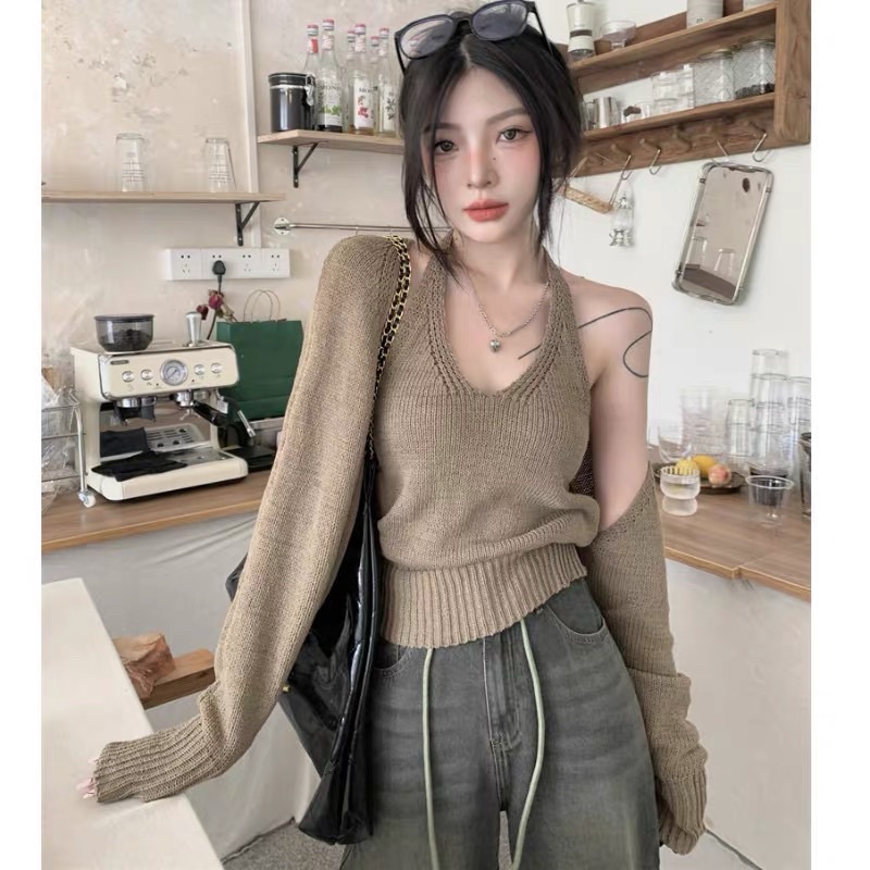 Set áo len phong cách trẻ trung