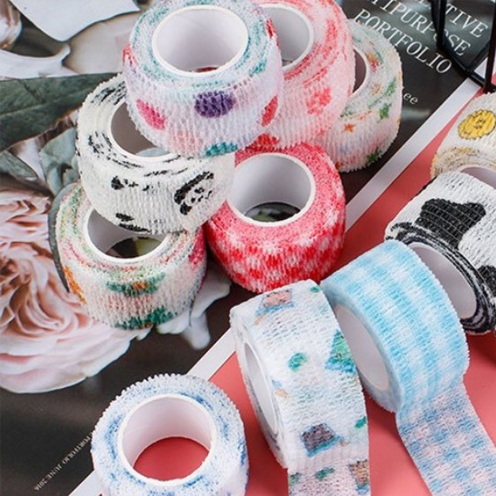 Cuộn băng dán 4M tự dính bảo vệ ngón tay có tính đàn hồi ngăn chặn chai sần tiện dụng