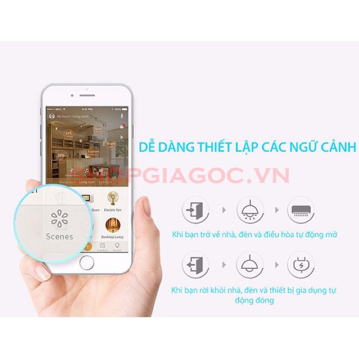 [Hàng Chính Hãng] Broadlink Rm-Mini 3-Trung Tâm Điều Khiển Nhà Thông Minh Từ Xa