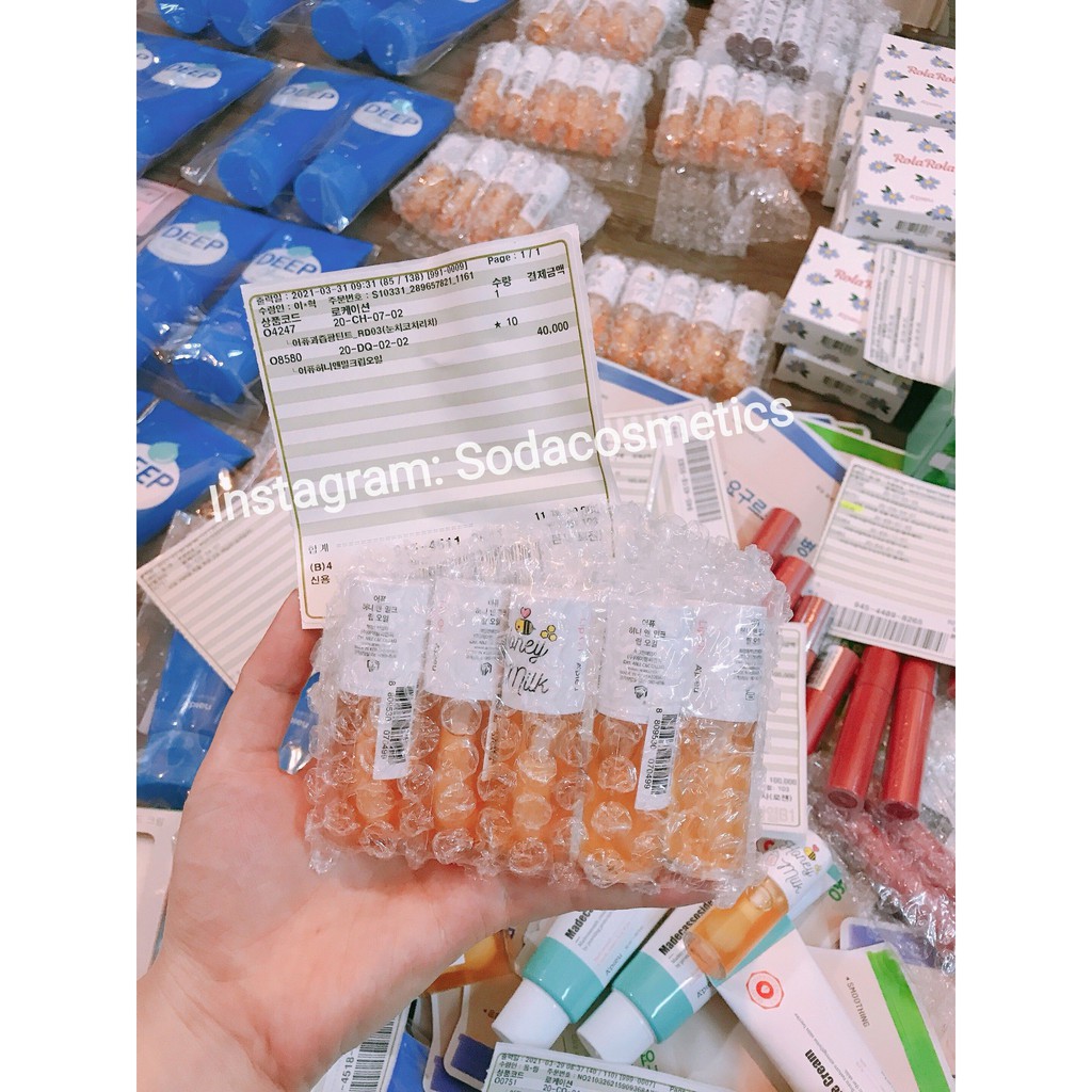 Dầu Dưỡng Môi Mật Ong A’Pieu Honey & Milk Lip Oil