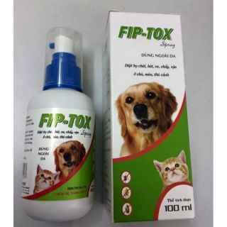 Thuốc xịt bọ chét, ve hút máu Fiptox 100ml