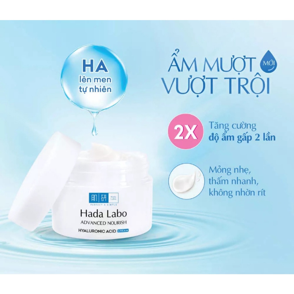 Kem dưỡng ẩm tối ưu Hada Labo Advanced Nourish Cream 50g
