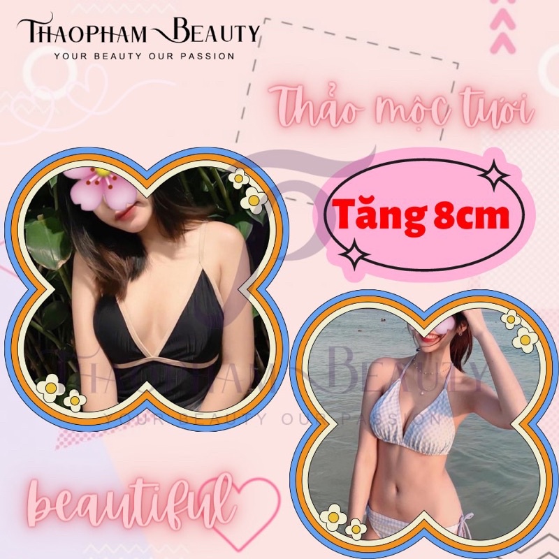Combo siêu nở ngực VIP tăng vòng 1 từ thảo dược, tăng size ngực hiệu quả – Thảo Phạm Beauty