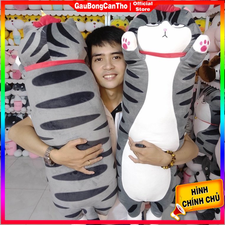 Gấu Bông Mèo Hoàng Thượng Gối Ôm Mềm Mịn