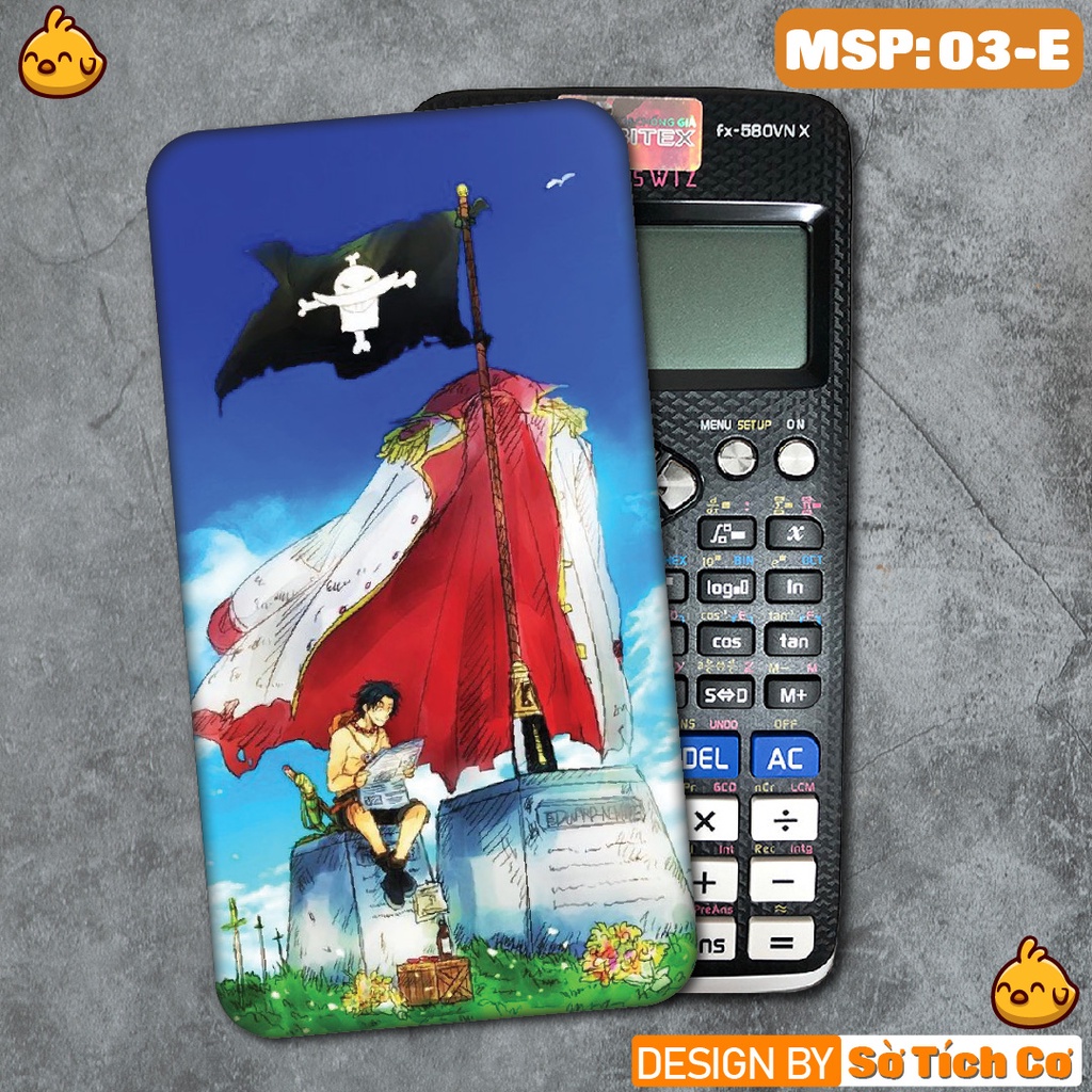 Miếng decal dán máy tính fx-570, fx-580, fx880, Casio, Vinacal,... hình Đảo Hải Tặc MSP: 03